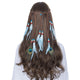 AlphaGal Bohemian Hippie Headband Dream Catcher Feather Headdress Fashion Peacock Feather Headbands Hair Accessories