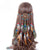 AlphaGal Bohemian Hippie Headband Dream Catcher Feather Headdress Fashion Peacock Feather Headbands Hair Accessories