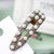AlphaGal Bohemian Straw Pearl Metal Hair Pin Hair Clip Handmade Holiday Beach Barrettes Hair Accessories For Women