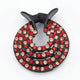 AlphaGal imeikang Colorful Rhinestone Bird Nest Claw for Women Girls Hair Claws Clips Horsetail Hairpin Headwear Hair Accessories