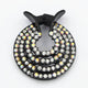 AlphaGal imeikang Colorful Rhinestone Bird Nest Claw for Women Girls Hair Claws Clips Horsetail Hairpin Headwear Hair Accessories