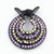AlphaGal imeikang Colorful Rhinestone Bird Nest Claw for Women Girls Hair Claws Clips Horsetail Hairpin Headwear Hair Accessories