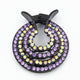 AlphaGal imeikang Colorful Rhinestone Bird Nest Claw for Women Girls Hair Claws Clips Horsetail Hairpin Headwear Hair Accessories