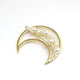 AlphaGal Fashion Women Girls Pearl Metal Circle Hair Clips Natural Metal Hairpins Barrettes Wedding Hair Clip Accessories