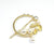 AlphaGal Fashion Women Girls Pearl Metal Circle Hair Clips Natural Metal Hairpins Barrettes Wedding Hair Clip Accessories