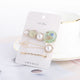 AlphaGal Korea Fashion Women Pearl Metal Hairpins Colorful Beads Hair Clips Barrettes Planet Shape Hair Styling Accessories