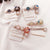 AlphaGal Korea Fashion Women Pearl Metal Hairpins Colorful Beads Hair Clips Barrettes Planet Shape Hair Styling Accessories