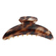 AlphaGal Leopard Print Resin Hair Claws Hairpins for Women Elegant Large Hair Claw Clips Stripe Hairpins Clamp Accessories