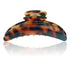 AlphaGal Leopard Print Resin Hair Claws Hairpins for Women Elegant Large Hair Claw Clips Stripe Hairpins Clamp Accessories