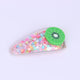 AlphaGal New Kids Hair Accessories Fruit Sequin Hairpins Barrettes For Children Safe Clip Girls Cute Cartoon Rainbow Hair Clip