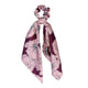 Haimeikang Spring Bow Scrunchie Women Hair Accessories Hair Ties Rubbon Rope Flower Print Elastic Hair Bands Long Head Scarf