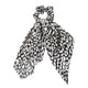 Haimeikang Spring Bow Scrunchie Women Hair Accessories Hair Ties Rubbon Rope Flower Print Elastic Hair Bands Long Head Scarf