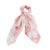 Haimeikang Spring Bow Scrunchie Women Hair Accessories Hair Ties Rubbon Rope Flower Print Elastic Hair Bands Long Head Scarf