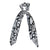 Haimeikang Spring Bow Scrunchie Women Hair Accessories Hair Ties Rubbon Rope Flower Print Elastic Hair Bands Long Head Scarf