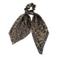 Haimeikang Spring Bow Scrunchie Women Hair Accessories Hair Ties Rubbon Rope Flower Print Elastic Hair Bands Long Head Scarf