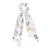 Haimeikang Spring Bow Scrunchie Women Hair Accessories Hair Ties Rubbon Rope Flower Print Elastic Hair Bands Long Head Scarf