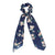 Haimeikang Spring Bow Scrunchie Women Hair Accessories Hair Ties Rubbon Rope Flower Print Elastic Hair Bands Long Head Scarf