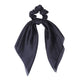 Haimeikang Spring Bow Scrunchie Women Hair Accessories Hair Ties Rubbon Rope Flower Print Elastic Hair Bands Long Head Scarf