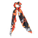 Haimeikang Spring Ponytail Scarf Elastic Hair Rope for Women Hair Bow Ties Scrunchies Hair Bands Flower Print Ribbon Hairbands