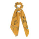 Haimeikang Spring Ponytail Scarf Elastic Hair Rope for Women Hair Bow Ties Scrunchies Hair Bands Flower Print Ribbon Hairbands
