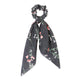 Haimeikang Spring Ponytail Scarf Elastic Hair Rope for Women Hair Bow Ties Scrunchies Hair Bands Flower Print Ribbon Hairbands
