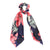 Haimeikang Spring Ponytail Scarf Elastic Hair Rope for Women Hair Bow Ties Scrunchies Hair Bands Flower Print Ribbon Hairbands