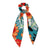 Haimeikang Spring Ponytail Scarf Elastic Hair Rope for Women Hair Bow Ties Scrunchies Hair Bands Flower Print Ribbon Hairbands