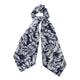 Haimeikang Spring Ponytail Scarf Elastic Hair Rope for Women Hair Bow Ties Scrunchies Hair Bands Flower Print Ribbon Hairbands