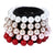 Headwear Big Imitation Pearl Hair Rope Holder Hairband for Women Girls Hair Ring Pearl Beads Crown Stretch Hair Band Accessories
