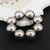 Headwear Big Imitation Pearl Hair Rope Holder Hairband for Women Girls Hair Ring Pearl Beads Crown Stretch Hair Band Accessories