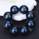 Headwear Big Imitation Pearl Hair Rope Holder Hairband for Women Girls Hair Ring Pearl Beads Crown Stretch Hair Band Accessories