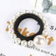 Headwear Big Imitation Pearl Hair Rope Holder Hairband for Women Girls Hair Ring Pearl Beads Crown Stretch Hair Band Accessories