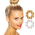 Headwear Big Imitation Pearl Hair Rope Holder Hairband for Women Girls Hair Ring Pearl Beads Crown Stretch Hair Band Accessories
