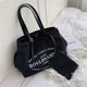 High Capacity Canvas Shoulder Bags For Women 2019 Designer Handbags Lady Travel Letter Hand Bag Female Quality Tote