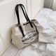 High Capacity Canvas Shoulder Bags For Women 2019 Designer Handbags Lady Travel Letter Hand Bag Female Quality Tote