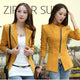 High Quality Autumn Spring Women's Blazer Elegant Office Work Blazers Fashion Lady Coat Suits Female Slim Jacket Suit Red Lining