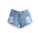Hole Sexy Slim Leaky Nostalgic Denim Shorts Thin Wild Women New Fashion Casual High Street Jeans C1290