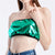 Holographic Metallic Color Strapless Crop Top Women Elastic Seamless Tube Top 2019 Summer Top Party Club Tank Top Bottoming Vest