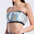 Holographic Metallic Color Strapless Crop Top Women Elastic Seamless Tube Top 2019 Summer Top Party Club Tank Top Bottoming Vest