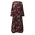 Hot Sale 2019 Dress Women dresses Autumn Casual loose Long Sleeve Floral dresses boho style Cotton linen Long Maxi Dress vestido