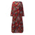 Hot Sale 2019 Dress Women dresses Autumn Casual loose Long Sleeve Floral dresses boho style Cotton linen Long Maxi Dress vestido