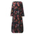Hot Sale 2019 Dress Women dresses Autumn Casual loose Long Sleeve Floral dresses boho style Cotton linen Long Maxi Dress vestido