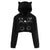 Hot Sale Cat Kitty Print Short Hoodies Women Casual Cat Ear Sweatshirt Hoody Coat Winter Autumn Warm Cloth Dropship 2018 WS&&40