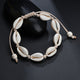 Hot Sale Handmade Natural Seashell Hand Knit Bracelet Shell Bracelets Women Accessories Beaded Strand women's  Bracelet Gift