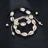 Hot Sale Handmade Natural Seashell Hand Knit Bracelet Shell Bracelets Women Accessories Beaded Strand women's  Bracelet Gift