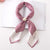 Hot Sale Women Scarf Luxury Brand Striped Dots Print Hijab Pure Silk Scarfs Foulard Square Head Scarves Wraps 2017 NEW Fashion