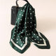 Hot Sale Women Scarf Luxury Brand Striped Dots Print Hijab Pure Silk Scarfs Foulard Square Head Scarves Wraps 2017 NEW Fashion