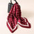 Hot Sale Women Scarf Luxury Brand Striped Dots Print Hijab Pure Silk Scarfs Foulard Square Head Scarves Wraps 2017 NEW Fashion