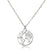 Hot Selling Round Hollow Multi Double Layers World Map Necklace Fashion Outdoor Travel Lover Earth Day Gift Personalized Jewelry