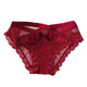 Hot Sexy Bow Net Yarn Lace Wrap Intimates Women Underwear Transparent Lingerie Panties Briefs culotte femme